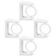 thumbnail image 5 of 4 pcs Cortina giratoria Bardo de la barra de la barra del cortina Cortina Cortina Ganchos para el poste para el hogar, 5 of 5