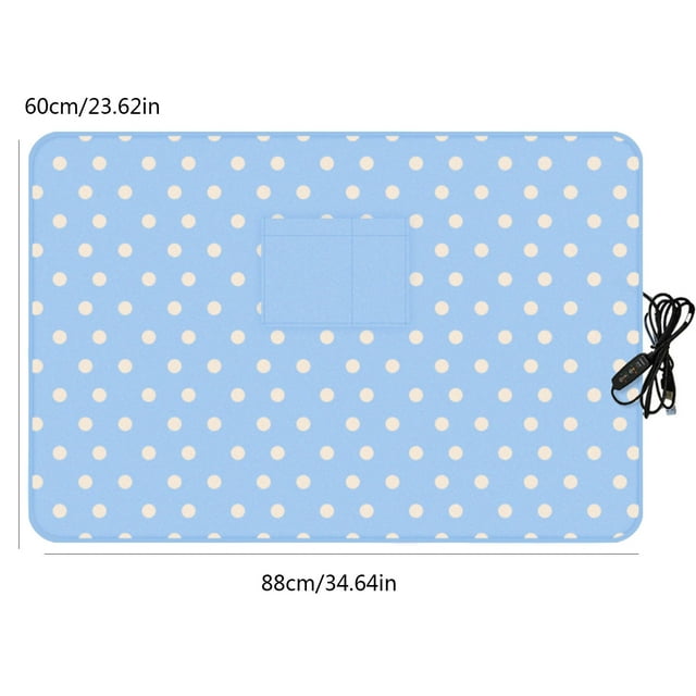 WREESH Ensemble de Couverture Électrique Usb Douce Lavable en Machine pour Maison Voyage Bureau Liquidation