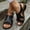 Black, variant on UMfun Summer Sandals For Women Flat Slip On Sandals Roman Shoes Open Toe Casual Sandals