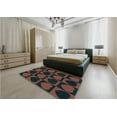 thumbnail image 5 of Ahgly Company Machine Washable Indoor Rectangle Transitional Night Red Area Rugs, 4' x 6', 5 of 7