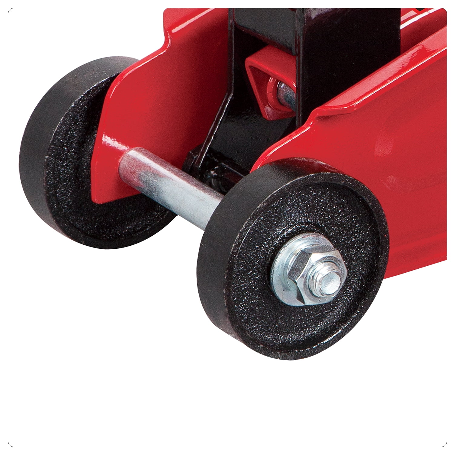 BIG RED Hydraulic Trolley Floor Service/Floor with Blow Mold Carrying Storage Case, 2.5 Ton (5,000 lb) Capacity,Red,DMT825013S