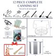 thumbnail image 3 of Juego de ollas para conservas Vigamin de acero inoxidable de 20 cuartos de galón con accesorios, 3 of 7