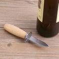 thumbnail image 6 of Encounter Stainless Steel Seafood Oyster Shellfish Knife Shucker Opener Tool With Wooden Handle Hot, 6 of 9