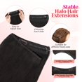 thumbnail image 4 of Extensiones de cabello Halo Rich Choices, 100% cabello humano, 30-55 cm, 4 of 7