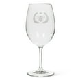 thumbnail image 1 of Set Of 6 Frosted Bee In Crest Acrylic Wine Goblet, 1 of 1