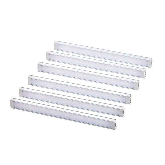 BLACK DECKER Works with Alexa Smart Under Cabinet Lighting Kit, Adjustable LEDs, (6) 9" Bars - A Certified for Humans Device