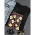 thumbnail image 3 of Flower Power Sunflower Shaped T-Shirt Women -Image by Shutterstock, Female 3X-Large, 3 of 4
