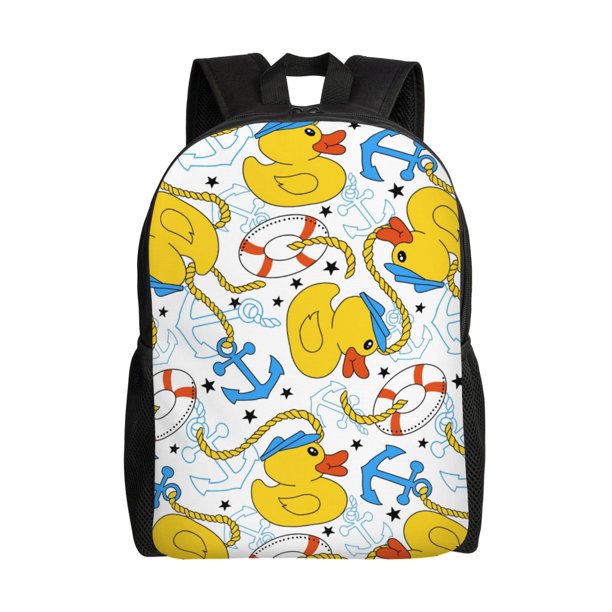 Balery Ducks and Anchors Mochila - Mochila Estilosa y Duradera para Laptop de 15 Pulgadas con Tela Oxford Impermeable