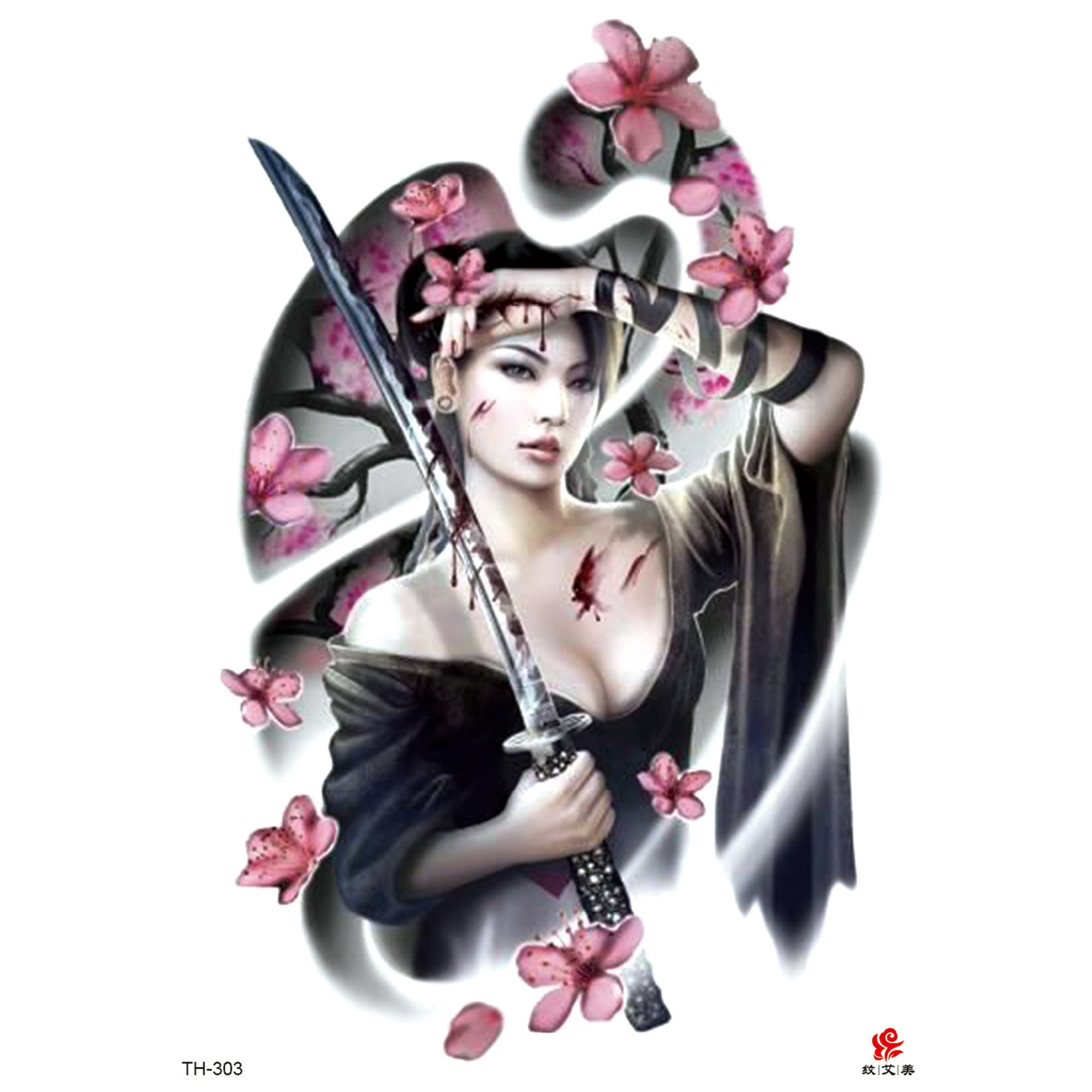 sexy Japan girl sword large 8.25