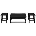 thumbnail image 3 of Polytrends  Laguna Hdpe All Weather Outdoor Patio Coffee And Side Tables (3-Piece Set) Black, 3 of 5