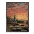 thumbnail image 2 of Sunrise Chapel 50" x 60" Inspirational Tapestry Throw Blanket & Angel Tote, 2 of 3