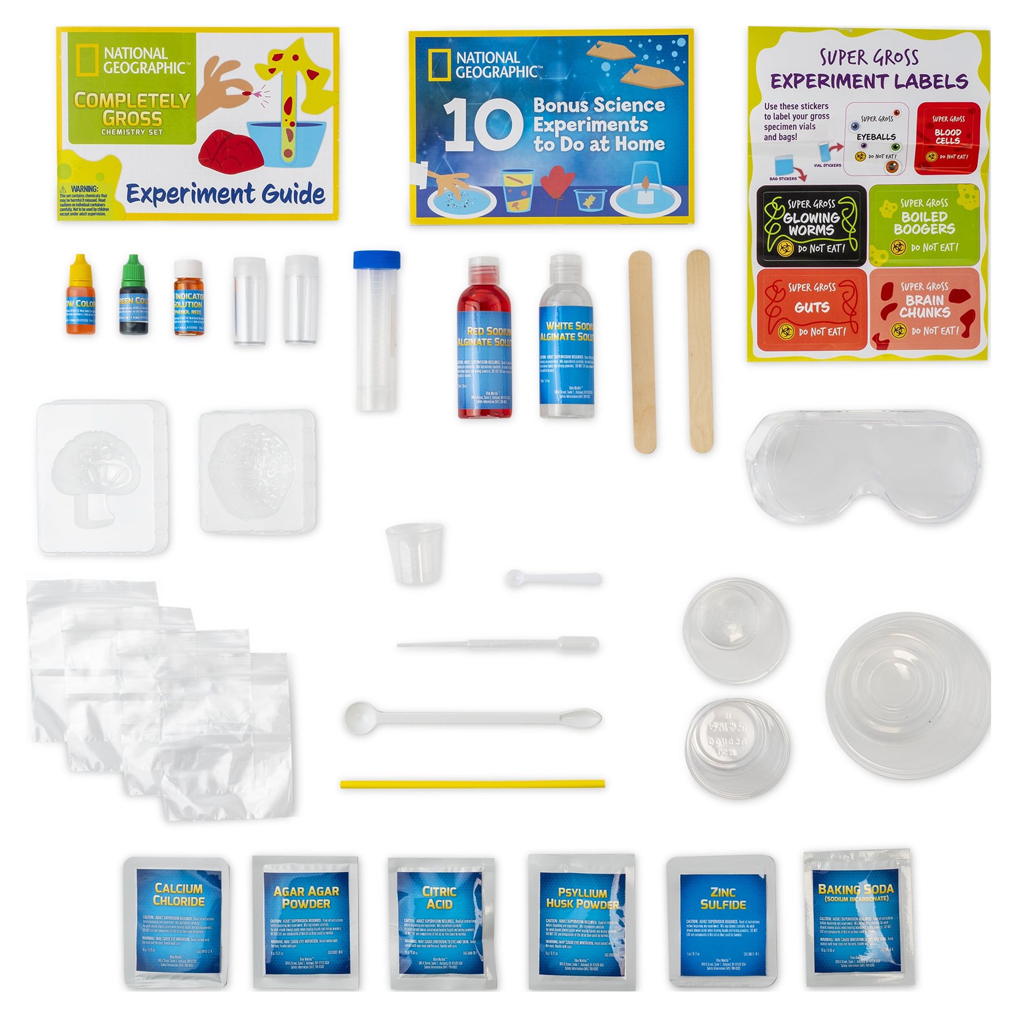 National Geographic Gross Chemistry Set 10 Experiments photo 2