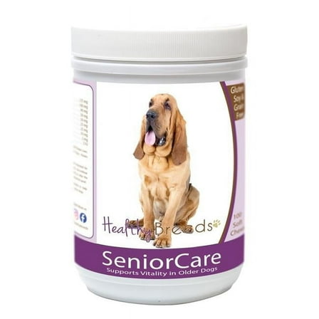 Healthy Breeds 840235163787 Bloodhound Senior Dog Care Soft Chews