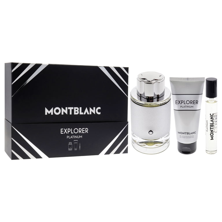 Montblanc, Explorer Platinum, Woody Aromatic, 3 Pc Gift Set