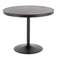 thumbnail image 5 of Dakota-Winston Contemporary Dining Set in Black Metal with Black Wood Tabletop and Brown Metal with Dark Walnut Wood - 5 Piece, 5 of 6