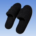 thumbnail image 5 of Risckoth Women's Fuzzy Slippers Open Toe Round Head Plush Fleece Indoor Slide Shoes, 5 of 5