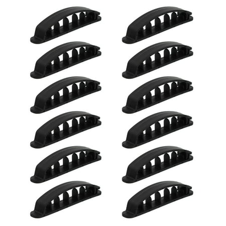 FRCOLOR 12 PCS Cable Holders for Cords Multifunctional Fixing Device Bra Self-adhesive
