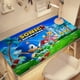 thumbnail image 3 of Sonic alfombrilla de escritorio/mesa extra-grande con base antideslizante de cuero y diseño temático; versátil para escritorios de ordenador, mesas de comedor, etc. 30 × 60 cm, 3 of 6