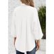 thumbnail image 1 of Camisa Con Botones, Blusas Con Botones De Color Puro Con Cuello En V Para Fiesta, 1 of 6