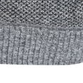 thumbnail image 3 of Bcfgryg Men's Autumn And Winter Slim Collar Solid Color Thickening Half Zipper Knit Bottoming Shirt Pullover Sweater Mens Knit Sweater Gray XL, 3 of 5