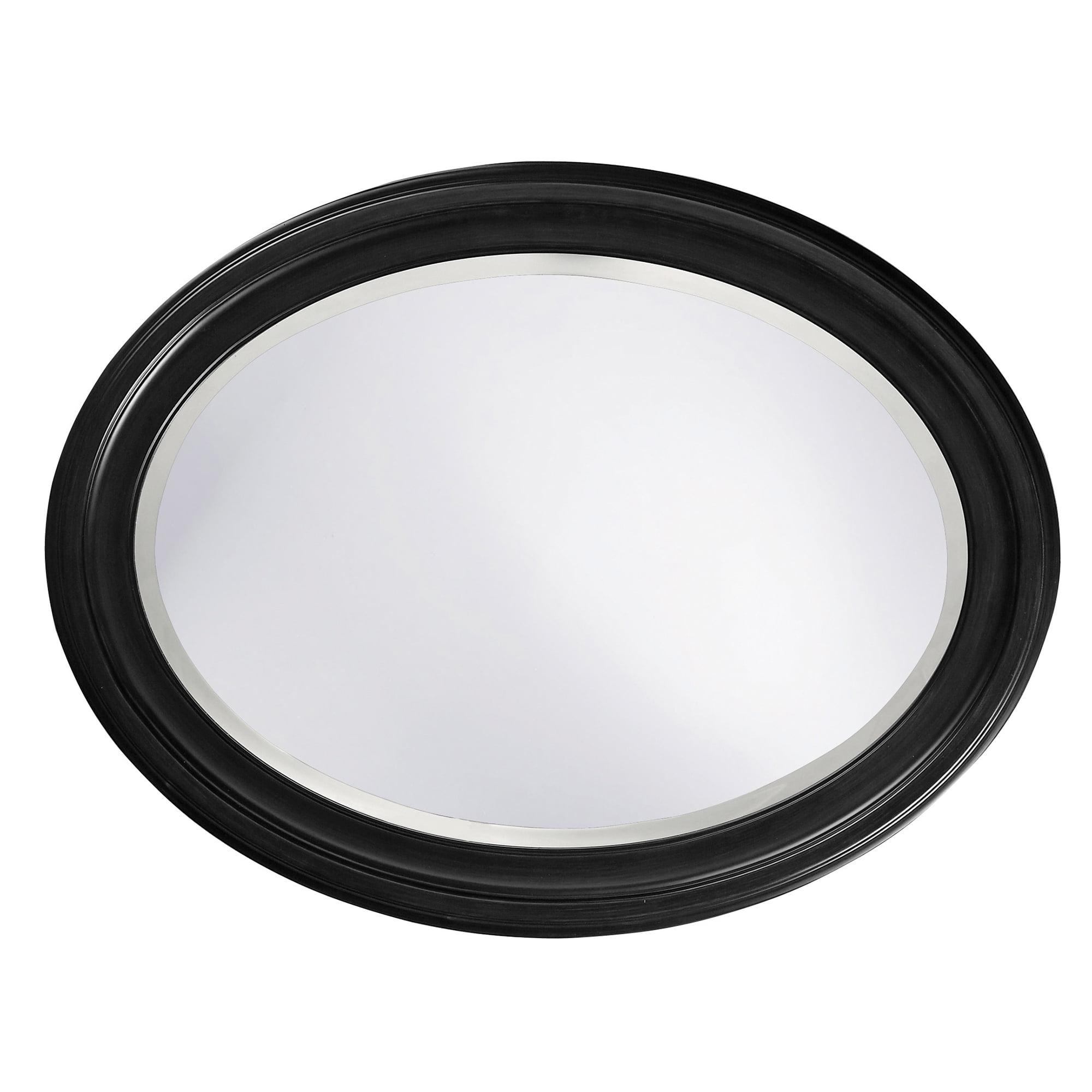 Tyler Dillon George Oval Matte Black Wall Mirror