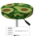 thumbnail image 4 of Susaid Big Colorful Avocados Print Elastic Bar Stool Cover Personalized Washable Stool Cover for Barbershop Home Bar Kitchen-12 inch, 4 of 7