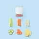 thumbnail image 4 of Rebanador portátil de frutas y verduras de acero inoxidable para fresas, plátanos, huevos, utensilios de cocina, contenedor de almacenamiento, 4 of 7