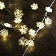 thumbnail image 2 of Primitives By Kathy Wire Light 4 Feet 6 Inches Long 12 Inches Cord with 20 Lights Snowflake Seasonal Decor, 2 of 2