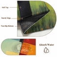 thumbnail image 6 of 6'x9' Area Rugs, Red Orange Green Indoor Outdoor Area Rug for Living Room Bedroom, Modern Oil Painted Art Geometric Washable Bathroom Rugs Kitchen Floor Carpet Mats Home Decor Aesthetic, 6 of 8