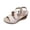 White, variant on Women Sandals Strap Sandals Walking Shoes Outdoor Footwear Solid Color Cross Band Design For Summer Casual Outdoor Wear ,Us Size:10.5