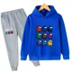 thumbnail image 3 of Conjunto de 2 piezas de sudadera y pantalones con estampado de dibujos animados de Sonic para niños de 2 a 12 años, ropa para niños y niñas, trajes deportivos para primavera y otoño, novedad de 2024, 3 of 5