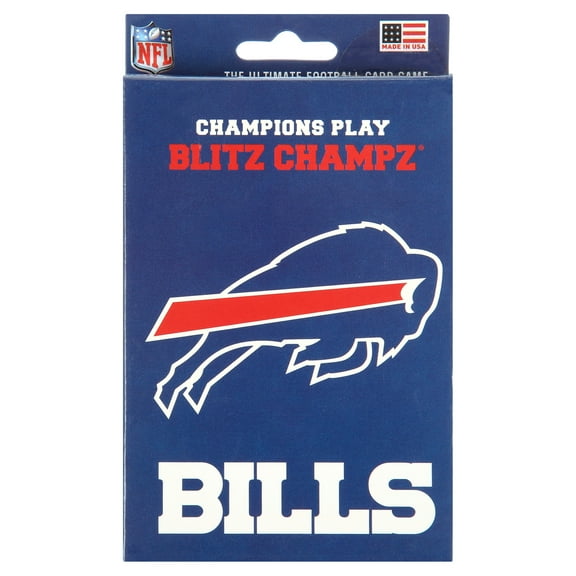 Blitz Champz Buffalo Bills Card Game, Family Game for Adults & Kids, Easy-To-Learn Party Game