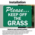 thumbnail image 3 of (2 Pack) Please...Keep Off The Grass Trespassing Property OSHA Sign, 3 of 7