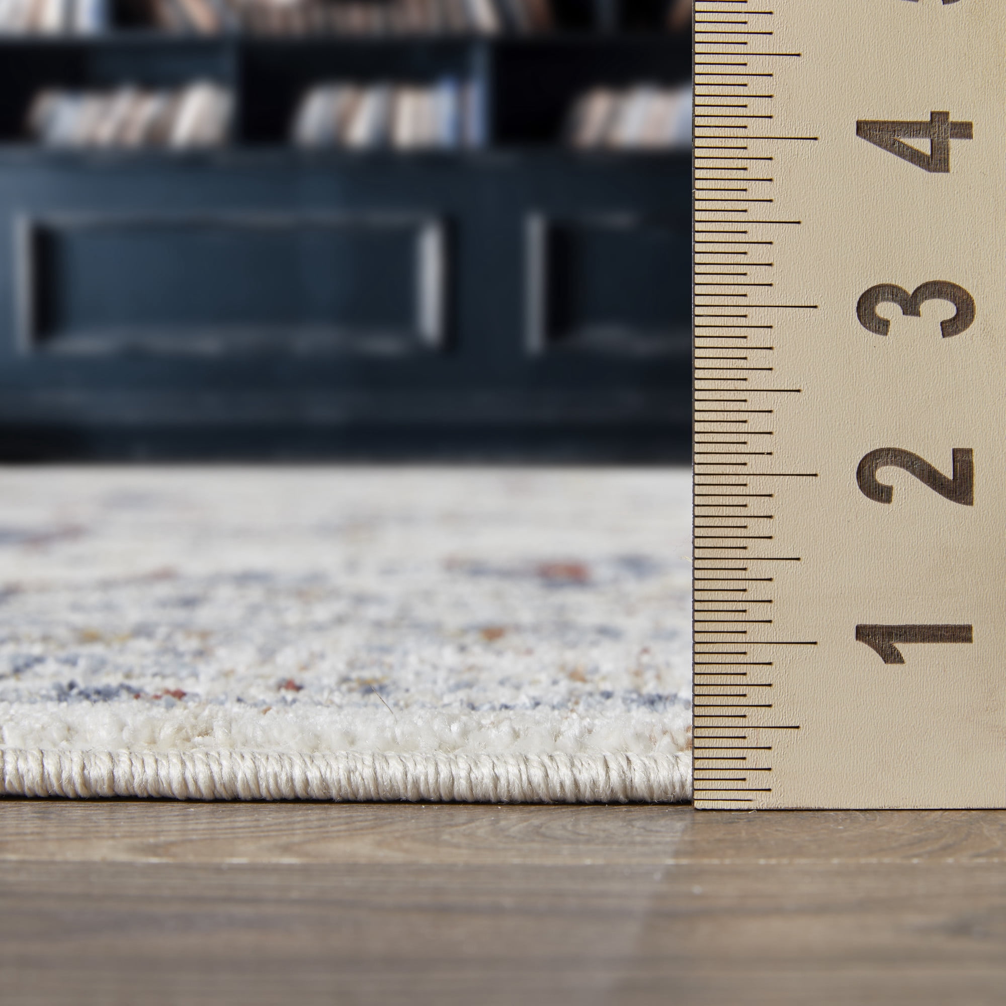 Loomaknoti Alsbrooke Bartleigh 5' x 7' Ivory Oriental Indoor Area Rug