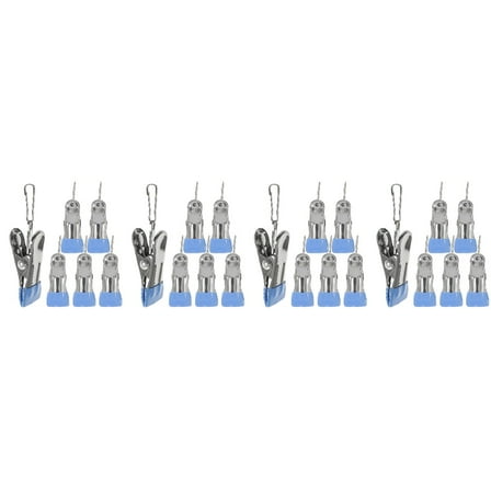 WORGEOUS Pcs Stainless Steel Clothespins Heavy Duty Laundry Clothes Pin Clothing Clips