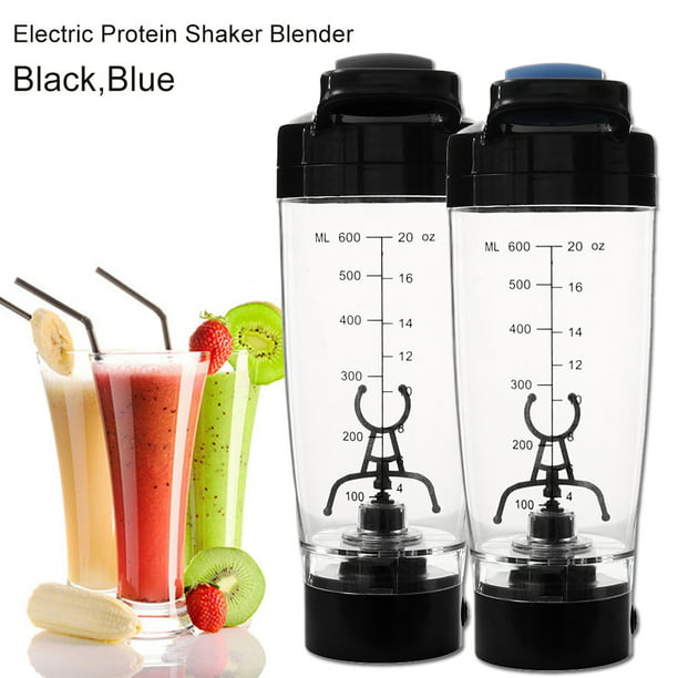 Wissen consumptie Teleurstelling ZTOO 600ML Upgraded Electric Protein Shaker Blender Hand Held Drink Shaker  Mixer Tornado Vortex Blender Cup Bottle Usb Charge - Walmart.com