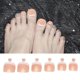 thumbnail image 5 of Puntas de uñas postizas para pies, pegatinas de uñas de cobertura total de estilo francés, decoración artesanal, HY-TN-4078, 5 of 8