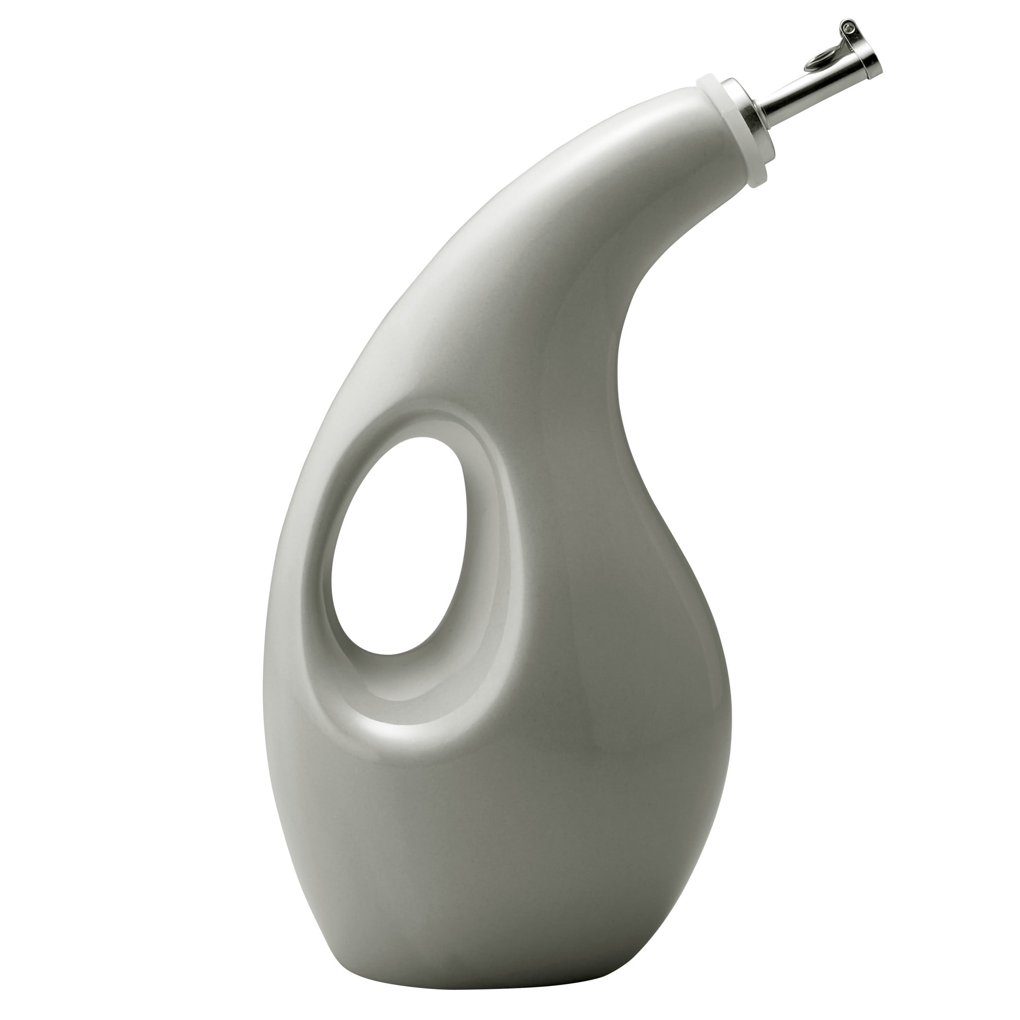Rachael Ray 24Ounce Stoneware EVOO Dispensing Bottle, Sea Salt Gray