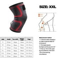 thumbnail image 2 of Hukapapa 2 piezas de rodilleras deportivas de punto presurizadas, rodilleras para correr, fitness, rodilleras para senderismo al aire libre, rodilleras cálidas XXL, 2 of 5