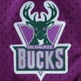 thumbnail image 3 of Women's Mitchell & Ness Purple Milwaukee Bucks Jump Shot Shorts, 3 of 4