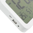 thumbnail image 5 of Temperature and Humidity Clock Electronic Calendar Digital Wall Creative Alarm Outdoor White Office, 5 of 6
