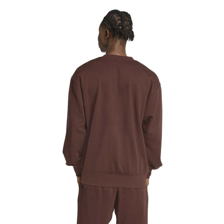 トップス adidas *PRELOVEDCRIMSO Men's adidas Feel Cozy Fleece Sweatshirt Color: Preloved Crimson