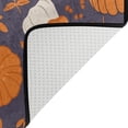 thumbnail image 5 of SKYSONIC 36x24in Fall Pumpkin Harvest Area Rug, Autumn Maple Leaf Non-Slip Floor Carpet for Indoor Living Dining Room Bedroom, 5 of 5