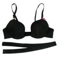 thumbnail image 5 of Bigersell Push up Bras for Women Sale Bras for Women Full-Figure Bra Style R3 V-Neck Convertible Bras Hook and Eye Bra Closure Women Size High Support Sports Bra Black B, 5 of 8