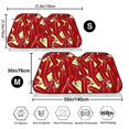thumbnail image 3 of Picia Fire Extinguisher Curved Windshield Sunshade Accordion Folding Style Auto Shade for Car Truck SUV Van Blocks UV Ray Sun Visor Protector -, 3 of 7