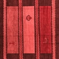 thumbnail image 1 of Ahgly Company Indoor Square Abstract Red Modern Area Rugs, 6' Square, 1 of 4