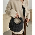 thumbnail image 4 of CoCopeaunt Hobo Bag Fashion Padded Cotton Chain Shoulder Bag Women Small Crossbody Handbag, 4 of 7