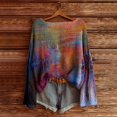 thumbnail image 4 of yunLCZ Womens Sweatshirt Oversized Sweaters Fall 2025 Crewneck Knit Graphic Printed Pullover Sweater Tops Trendy Outfits Polyester,Spandex Yellow XXXL, 4 of 4