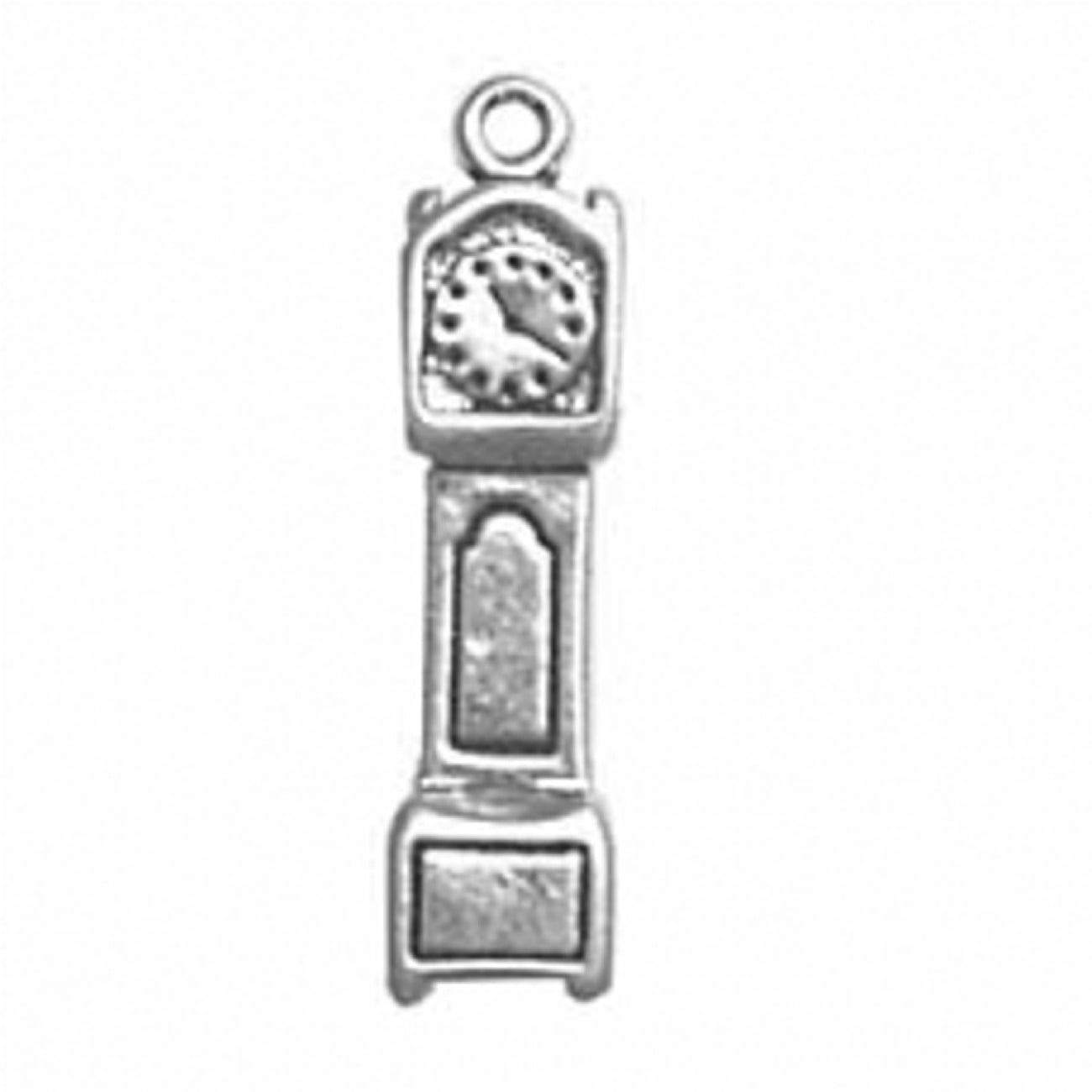Sterling Silver Womens 1mm Box Chain 3D Small Short Christmas Tree Pendant Necklace