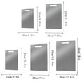 thumbnail image 3 of Stainless Steel Cutting Board for Kitchen â 304 Food Grade, Double-Sided, Non- â Durable & Hygienic Chopping Board Dishwasher Safe for Meat, Veggies, Chefs, 3 of 8